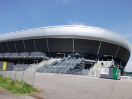 Das Wörthersee Stadion in Klagenfurt